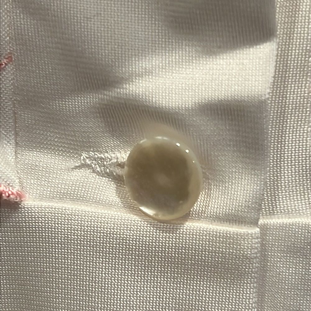 1970-80s Vintage Shadowline Bridal Nylon night gown size M in EUC 100% nylon - Picture 5 of 10